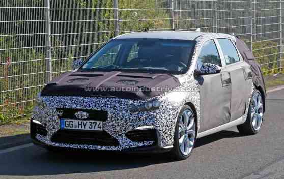 Spied: Turbocharged Hyundai i30N seen testing anew image
