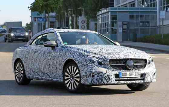Spied: Mercedes-Benz E-Class cabrio takes shape image