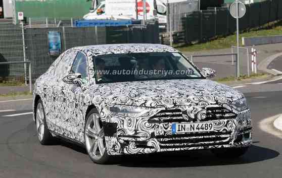 Spied: Next-gen Audi S8 seen testing on the Nurburgring image