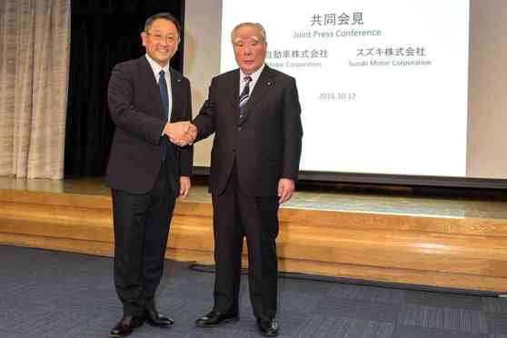 Toyota, Suzuki exploring future business partnership image