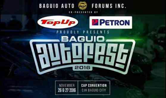 2016 Baguio Autofest all set from Nov 26 - 27 image