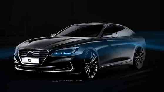 2017 Hyundai Azera teased in new design renderings image
