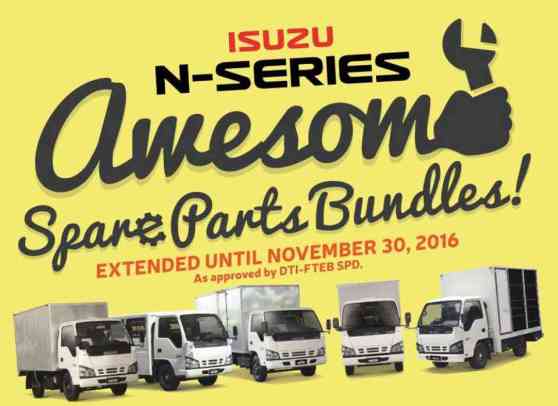 Isuzu N-Series parts and labor discount extended until Nov. 30 image