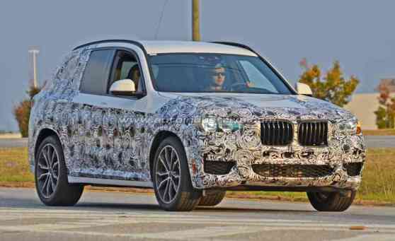 Spied: 2018 BMW X3 begins to take shape image