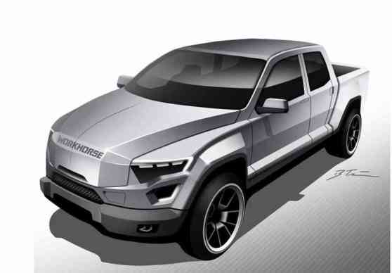 Workhorse W-15 concept previews plug-in pickup image