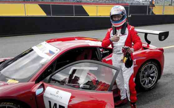 Filipino Vicente Floirendo takes third at the 2014 Ferrari Challenge Asia Pacific image