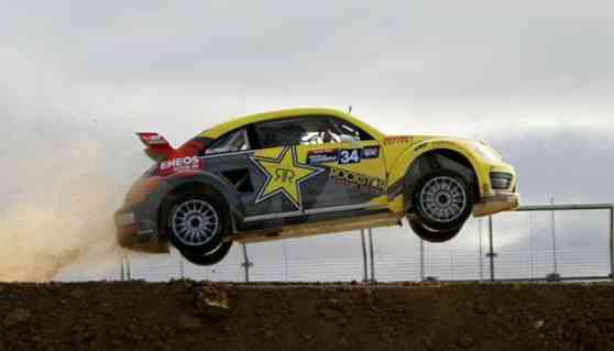 Rockstar Energy Drink Volkswagen Beetle debuts in Global Rallycross image