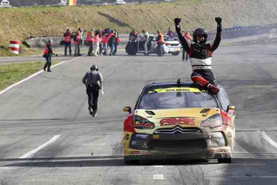 Solberg wins 9th round of 2014 World Rallycross Championship image