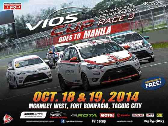 The 2014 Toyota Vios Cup season finale at McKinley Hill West is a go image