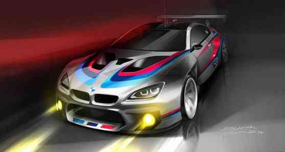 Official sketches preview 2016 BMW M6 GT3 image