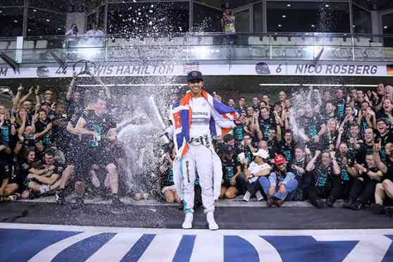 Lewis Hamilton wins 2014 F1 Drivers' Championship image