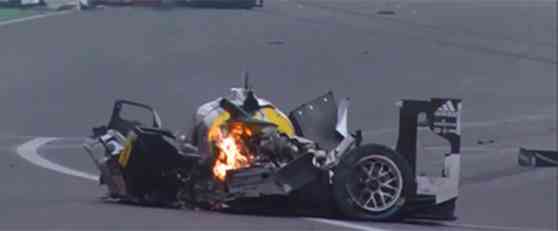 Mark Webber hospitalized after a horrific crash in Brazil  image