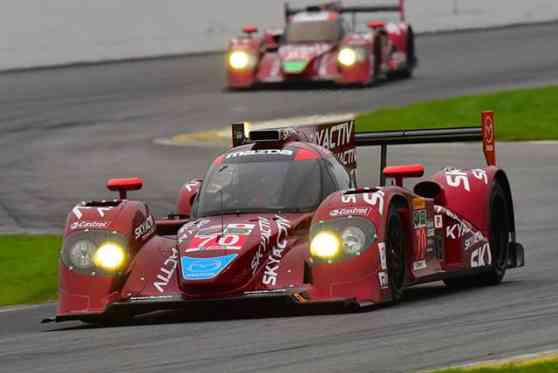 Mazda LMP2 SkyActiv-D racecars testing for 24 Hours of Daytona image