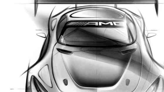 Mercedes-Benz AMG GT3 teased ahead of Geneva debut image