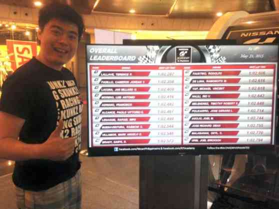 Lallave set new lap record in latest GT Academy PH qualifier image