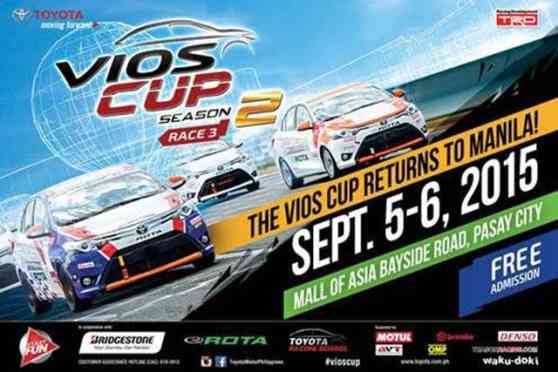 Itinerary of 2015 Vios Cup Bayside Road round detailed image