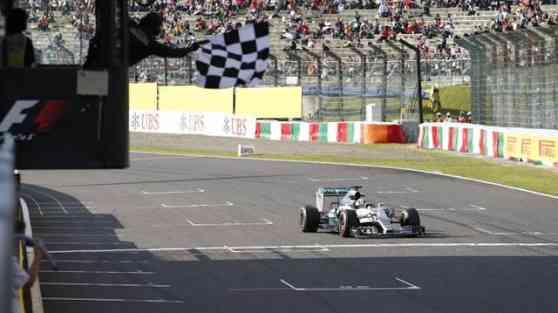 Hamilton matches Ayrton Senna's win record with 2015 Japanese GP victory image
