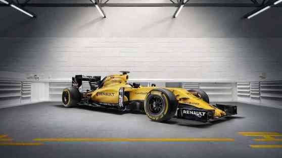 Renault F1 team goes yellow for 2016 season image