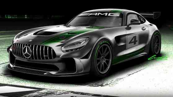 Mercedes-AMG reveals new GT4 racecar image