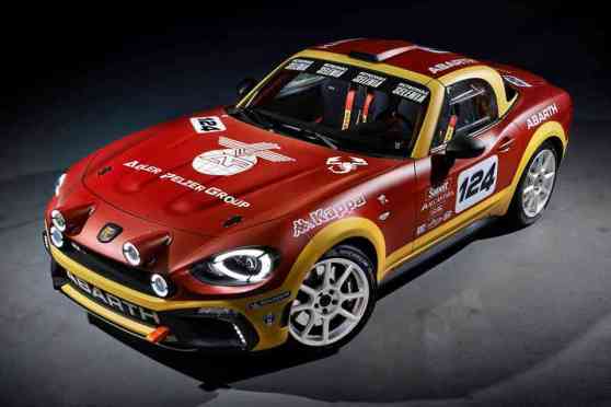 Turbocharged Fiat 124 Abarth R-GT rally car unleashed image