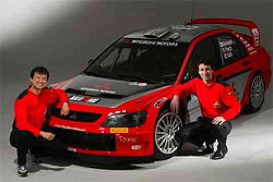 Mitsubishi launces 2005 WRC program image