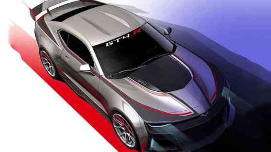Chevrolet introduces Camaro GT4-class race car image