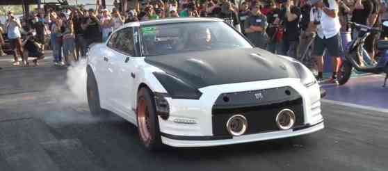 AMS Alpha G Nissan GTR sets six-second 1/4-mile world record  image