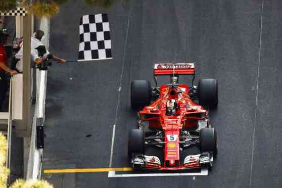 Sebastian Vettel leads Ferrari 1-2 at 2017 Monaco Grand Prix image