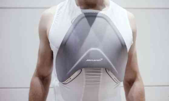 McLaren creates one-off protective vest using F1 technology image