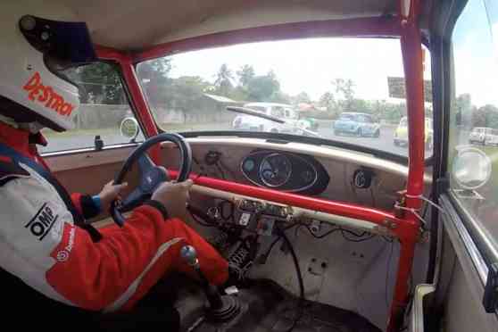 This classic Mini went from last to first on the opening lap at Batangas image