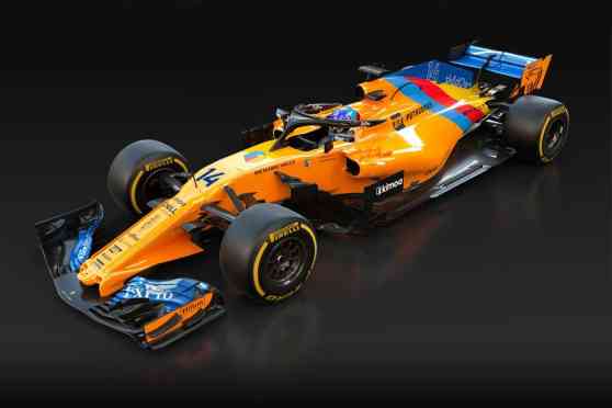 McLaren celebrates Fernando Alonso's F1 career with special livery image