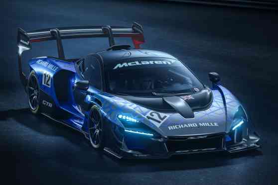 McLaren Senna GTR ready to 'fly' around the track with its big wing image