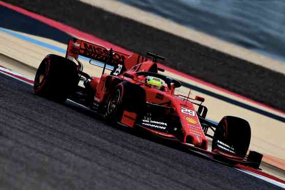 Michael Schumacher's kid is out testing Ferrari's F1 cars image
