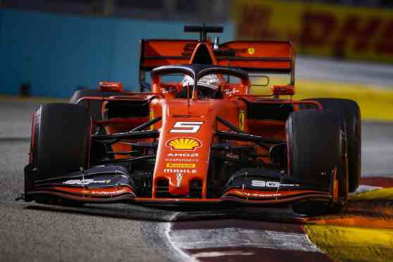 Sebastian Vettel ends winless streak in 2019 Singapore GP image