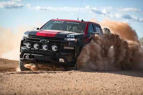 Kick up some dirt and sand with this Chevy Silverado image