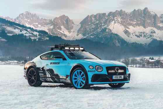 Bentley Continental GT goes racing on ice image