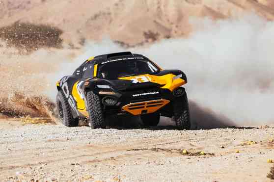 Ken Block takes to Dakar in an electric off-road racer image