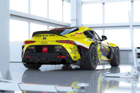 This 1000 HP Toyota GR Supra drift car is ready to destroy tires at will image