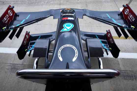 This is why Mercedes&rsquo; F1 car has a new horseshoe emblem image