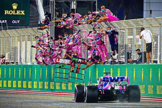 Sergio Perez waited nine years for his first win image