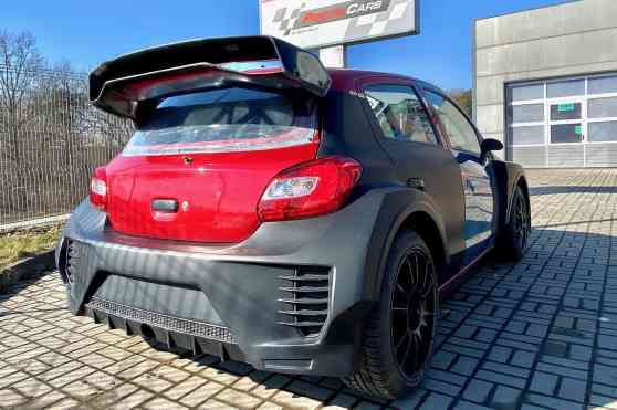 There is nothing ordinary about this rally-spec Mitsubishi Mirage image