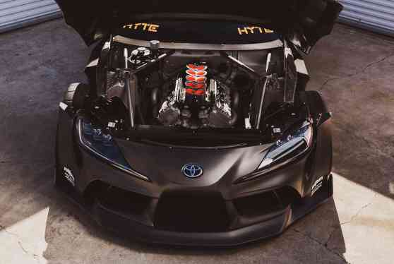 This Toyota GR Supra is powered by a V10 image