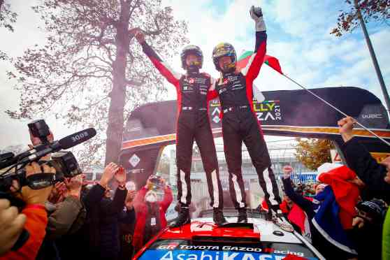 Toyota wins 2021 World Rally Championship for the fifth time image