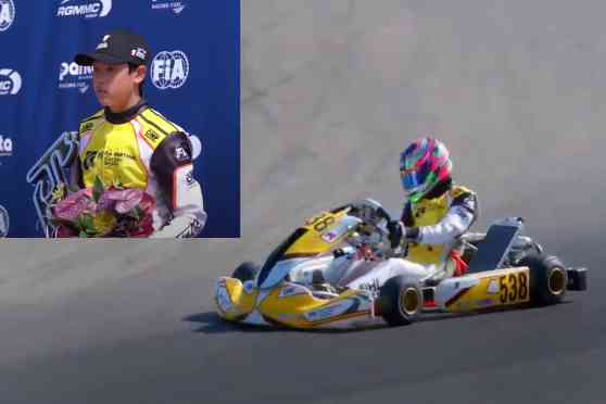 William Go scores podium in FIA Karting Academy Trophy image