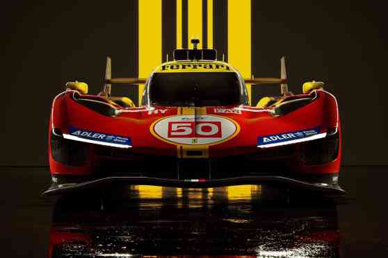 Batmobile in Red: Ferrari reveals 499P Le Mans Hypercar image