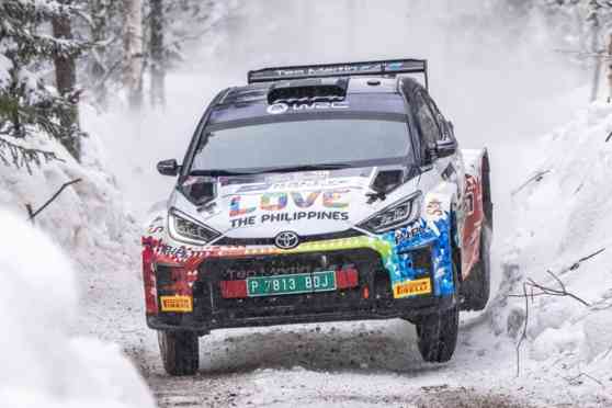 There is a Toyota GR Yaris Rally2 in WRC with PH colors image