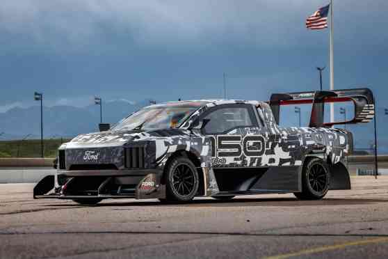 This is the Ford F-150 Lightning EV built for Pikes Peak image