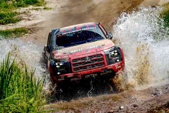 AXCR 2024: Team Mitsubishi Ralliart is now leading the rally image