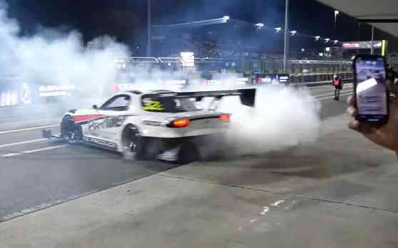 WTAC competitor disqualified after doing donuts in the pitlane image