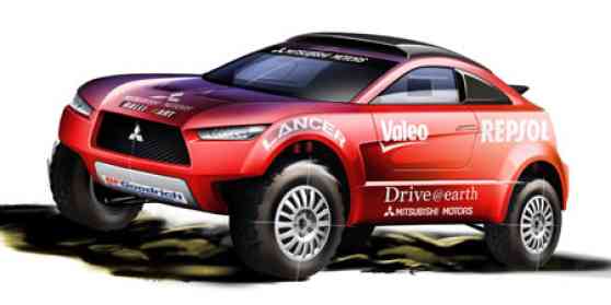 New Mitsubishi 'Racing Lancer' (MRX09) readied for 2009 Dakar image